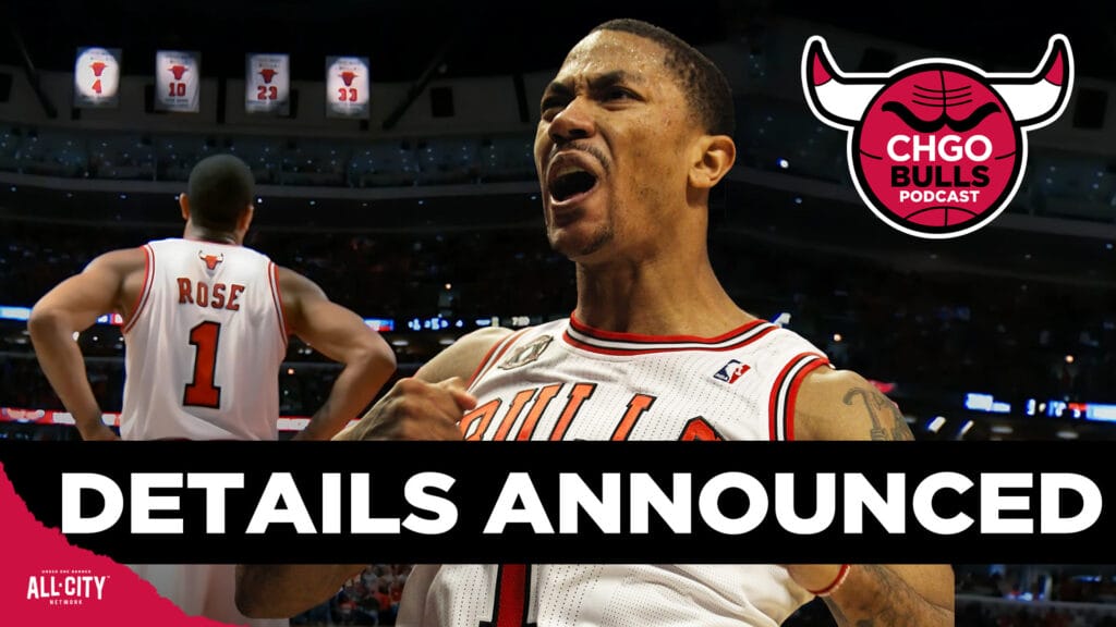 Chicago Bulls Reveal Derrick Rose Jersey Retirement Date and Details | CHGO Bulls Podcast