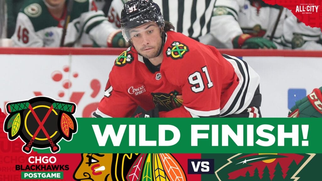 CHGO Blackhawks Postgame Podcast | Frank Nazar SCORES as Chicago Blackhawks fall short to the Wild