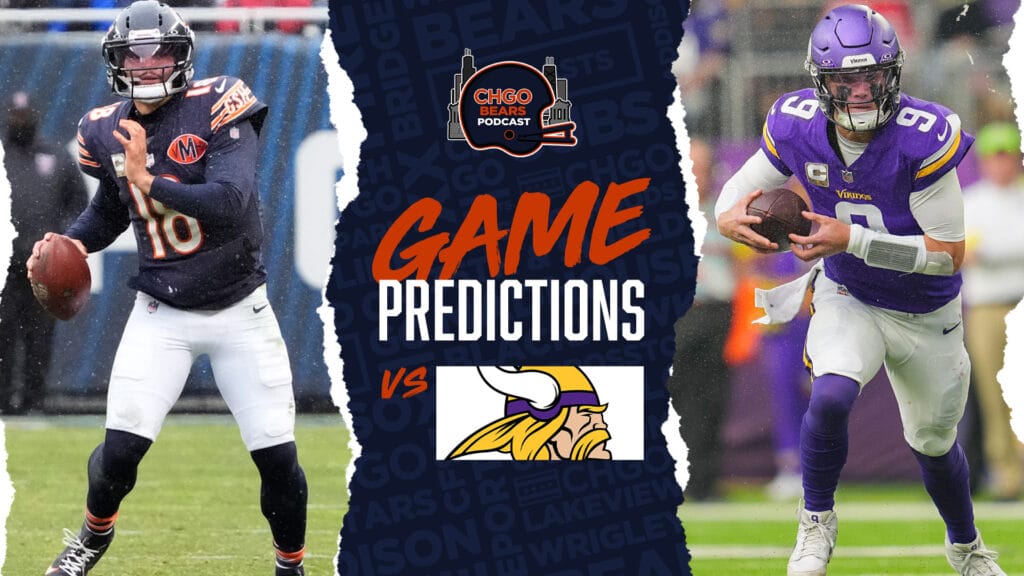 Bears QB Caleb Williams and Vikings QB J.J. McCarthy