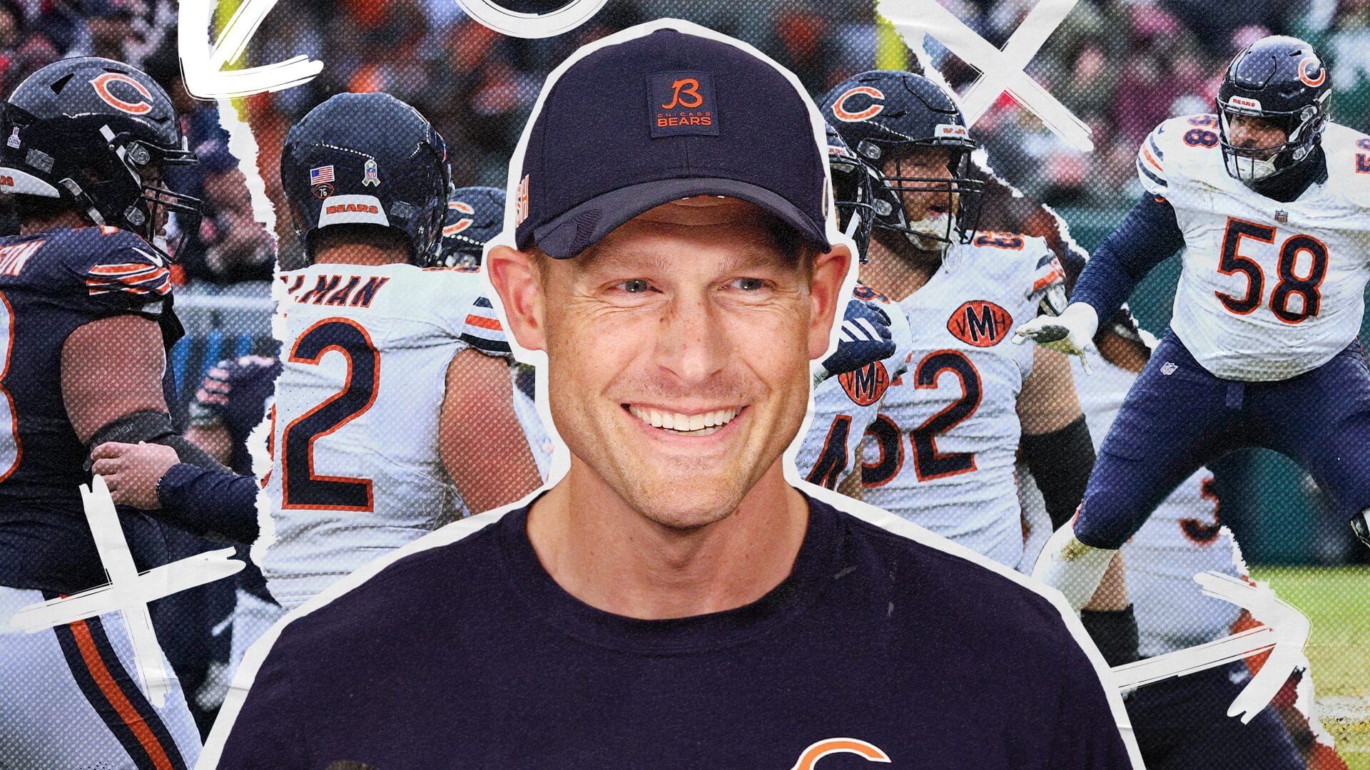 Chicago Bears head coach Ben Johnson