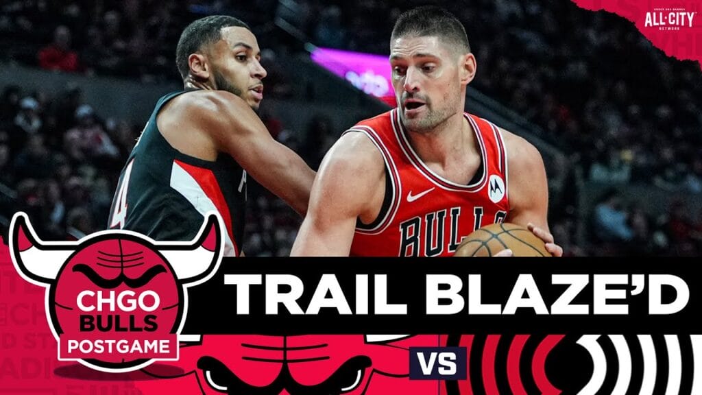 Nikola Vucevic buzzer-beater saves Bulls win vs Blazers | CHGO Bulls Postgame