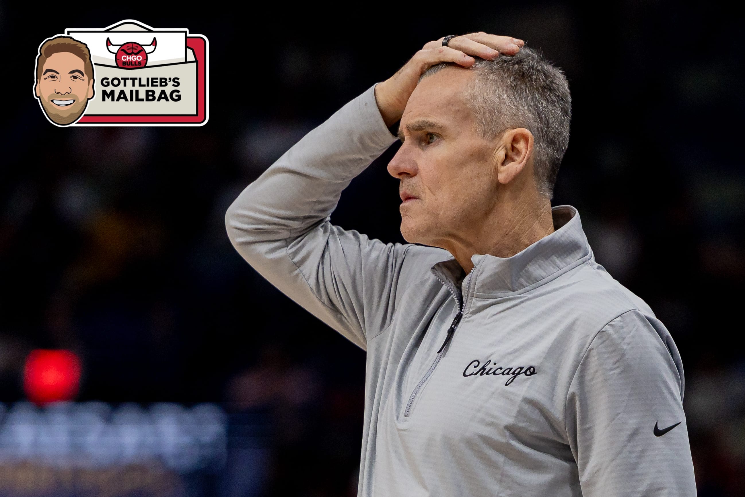 Nov 24, 2025; New Orleans, Louisiana, USA; Chicago Bulls Head Coach Billy Donovan looks on against the New Orleans Pelicans during the second half at Smoothie King Center.