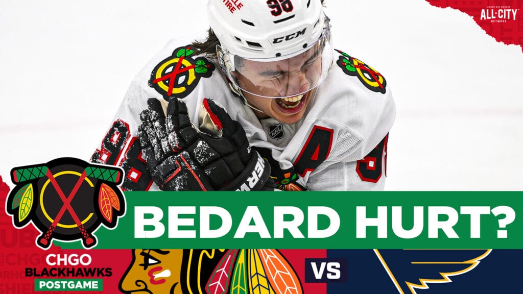 CHGO Blackhawks Podcast: Connor Bedard INJURED in Final Moments of Chicago Loss