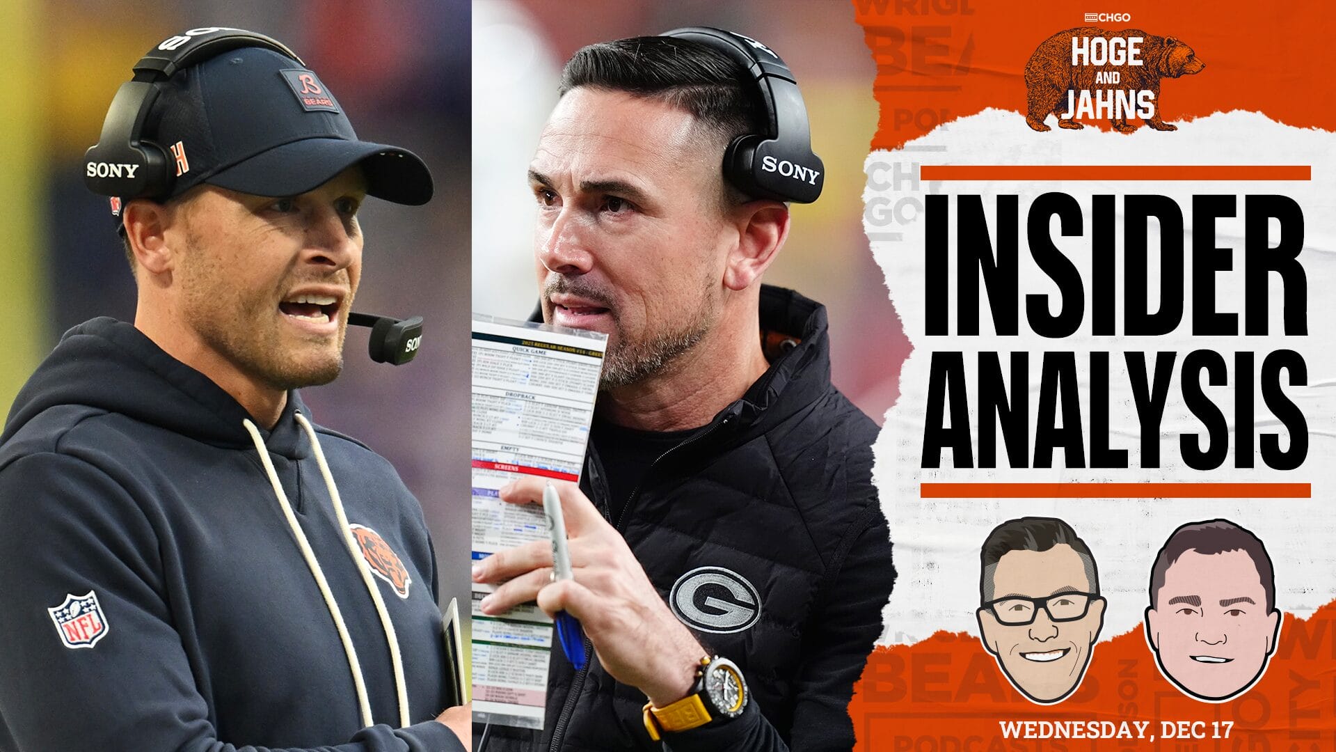 Bears' Ben Johnson, Packers' Matt LaFleur