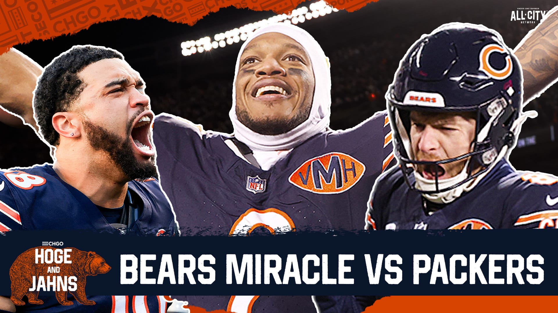 Hoge & Jahns | Caleb Williams, DJ Moore MIRACLE Win for Chicago Bears ...
