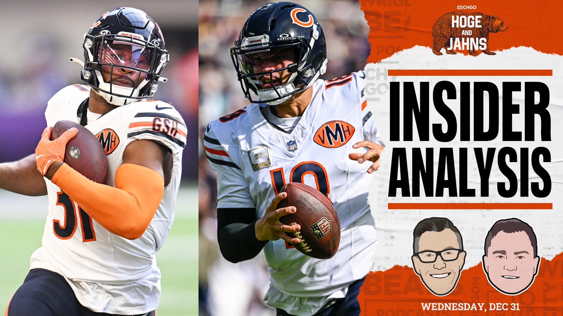 Bears' Caleb Williams and Kevin Byard III