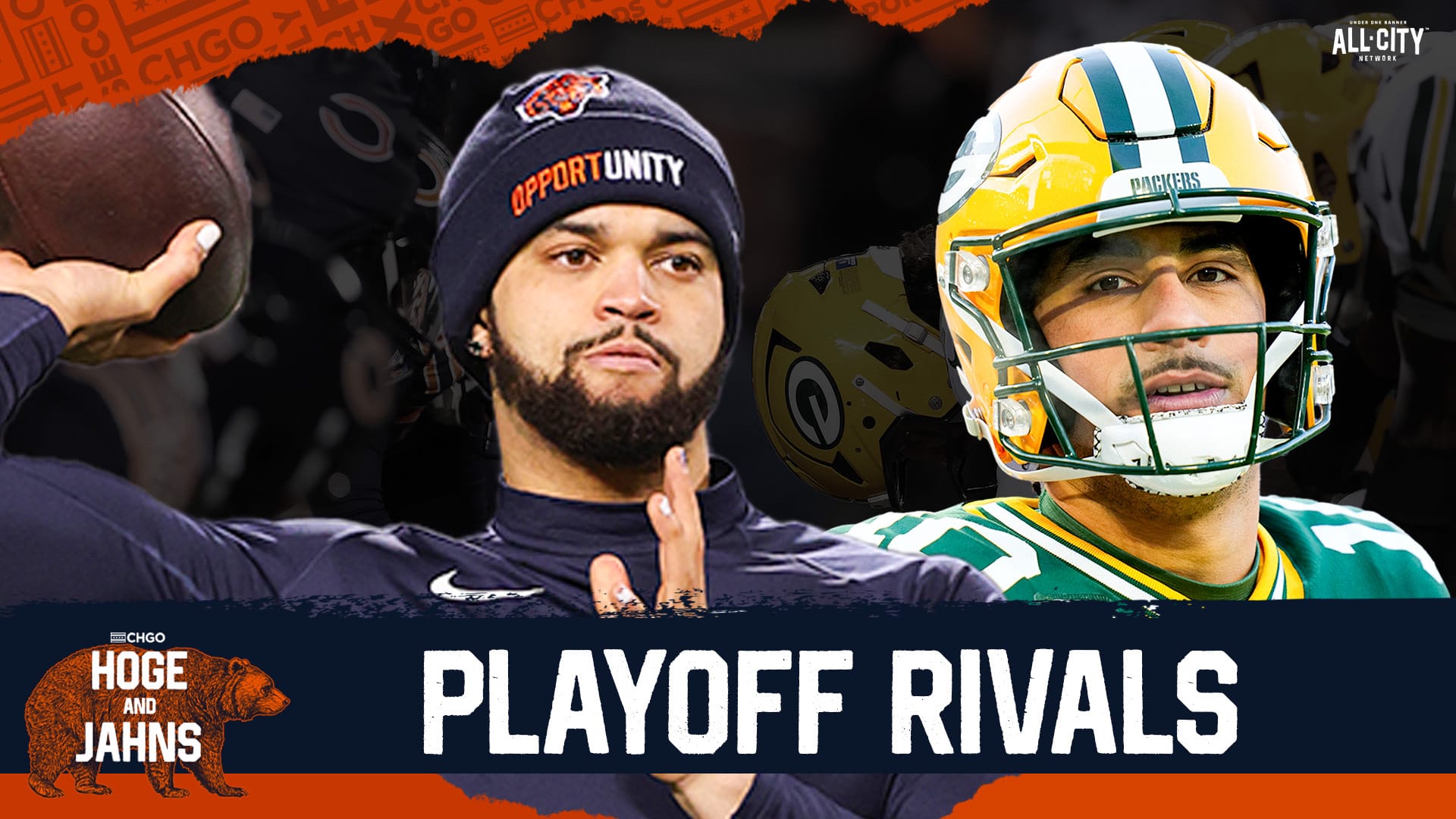 Bears' Caleb Williams and Packers' Jordan Love