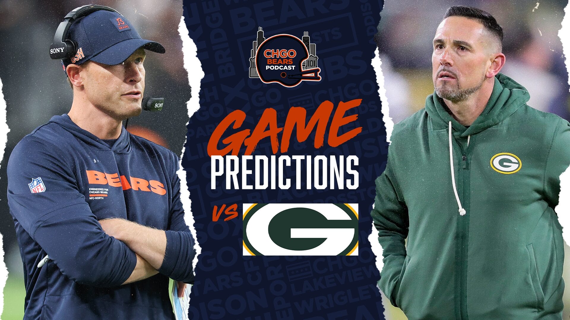 Chicago Bears' Ben Johnson and Packers coach Matt LaFleur