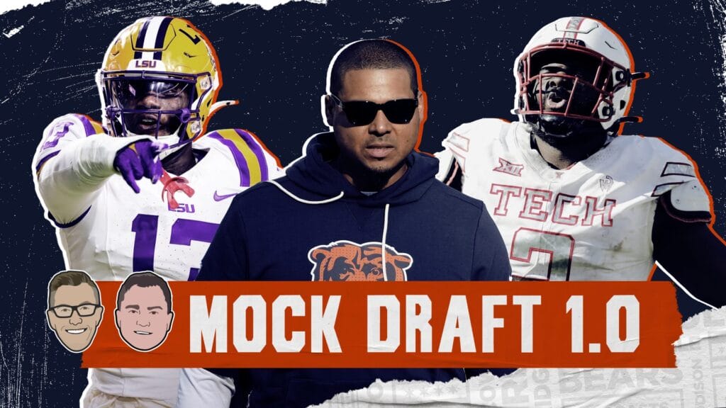 Bears draft prospects Lee Hunter, A.J. Haulcy and GM Ryan Poles