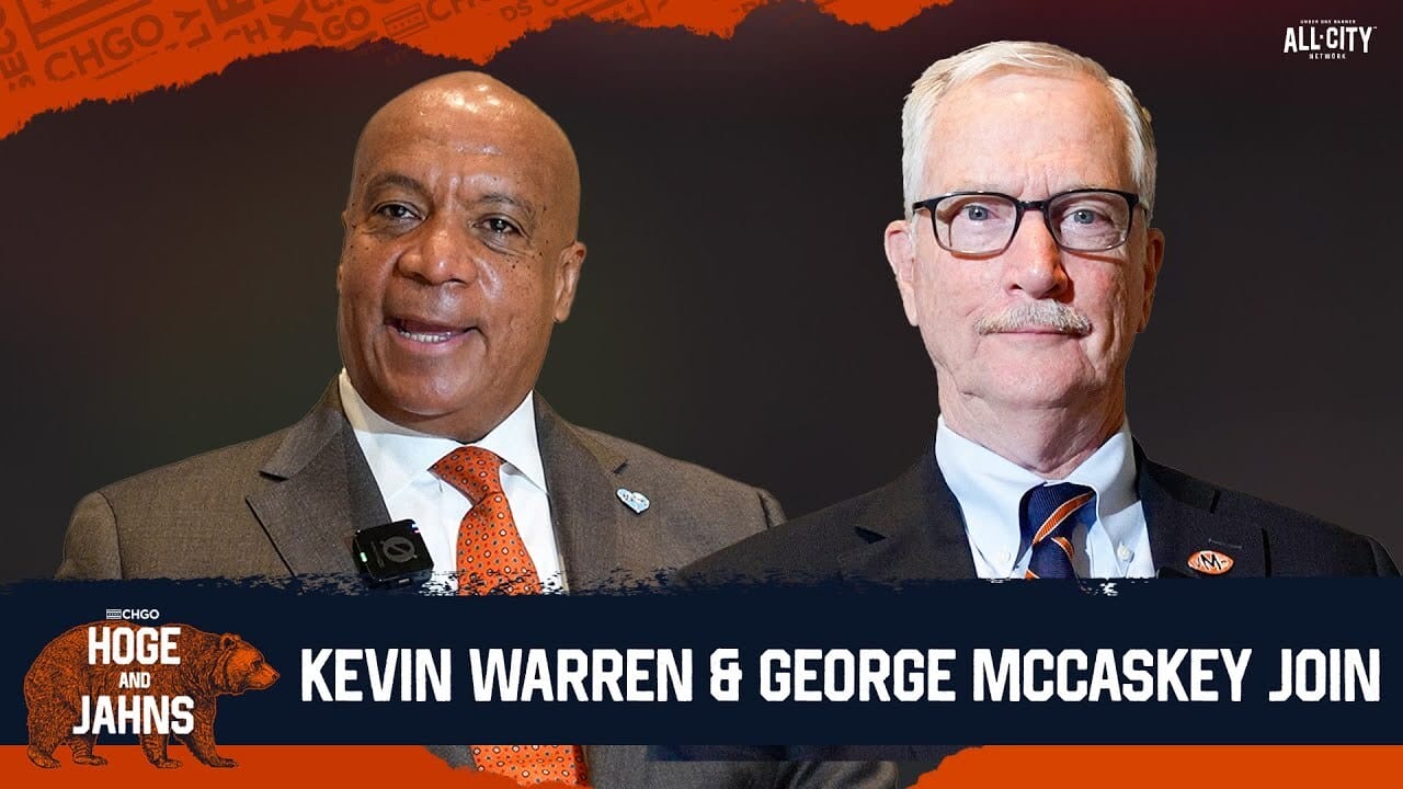 Chicago Bears' George McCaskey, Kevin Warren