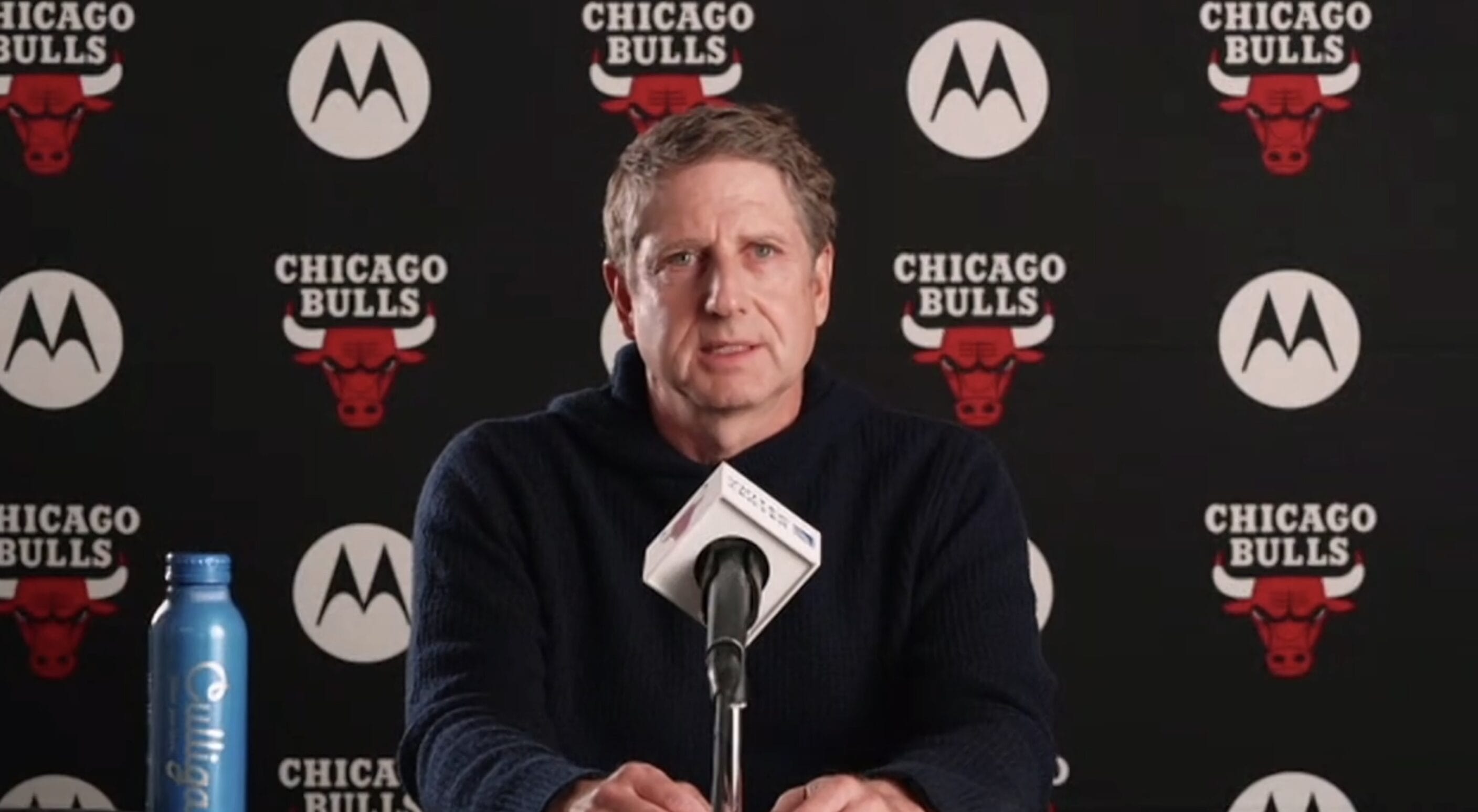 Michael Reinsdorf takes questions in the wake of the Bulls front office upheaval.