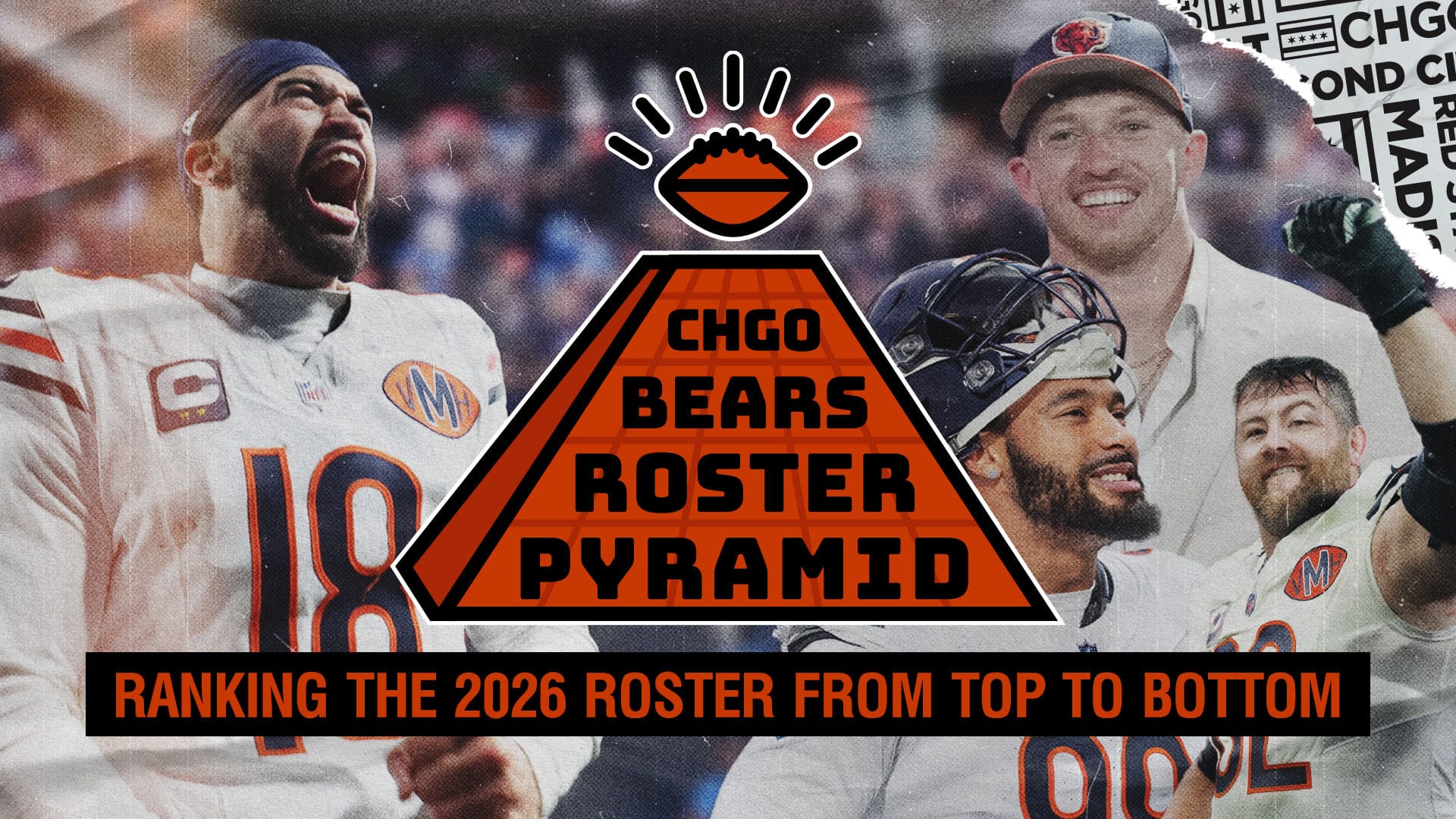 Chicago Bears' Caleb Williams, Joe Thuney, Dillon Thieneman and more