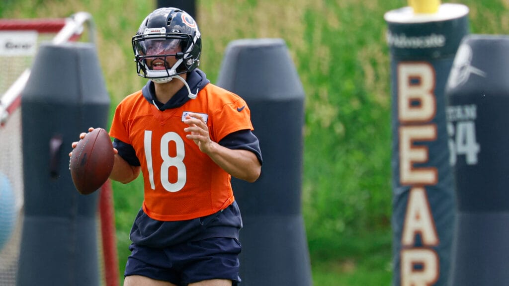 Chicago Bears quarterback Caleb Williams