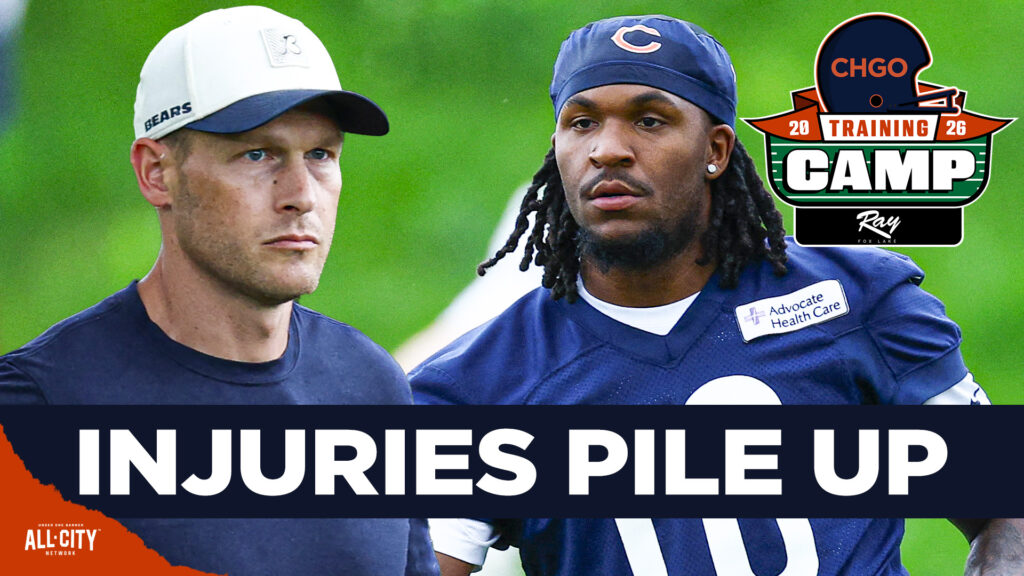 GETTING PHYSICAL: Ben Johnson Ramps Up INTENSITY + Luther Burden Exits Early | CHGO Bears