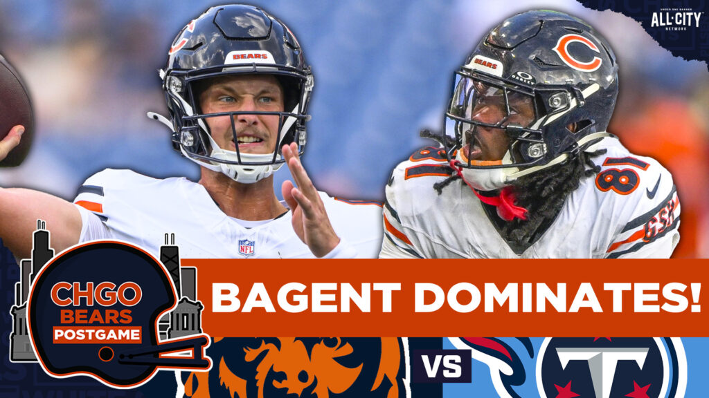 BEARS POSTGAME: Tyson Bagent, Zavion Thomas Pair Up for Big Game in Win vs Titans | CHGO Bears
