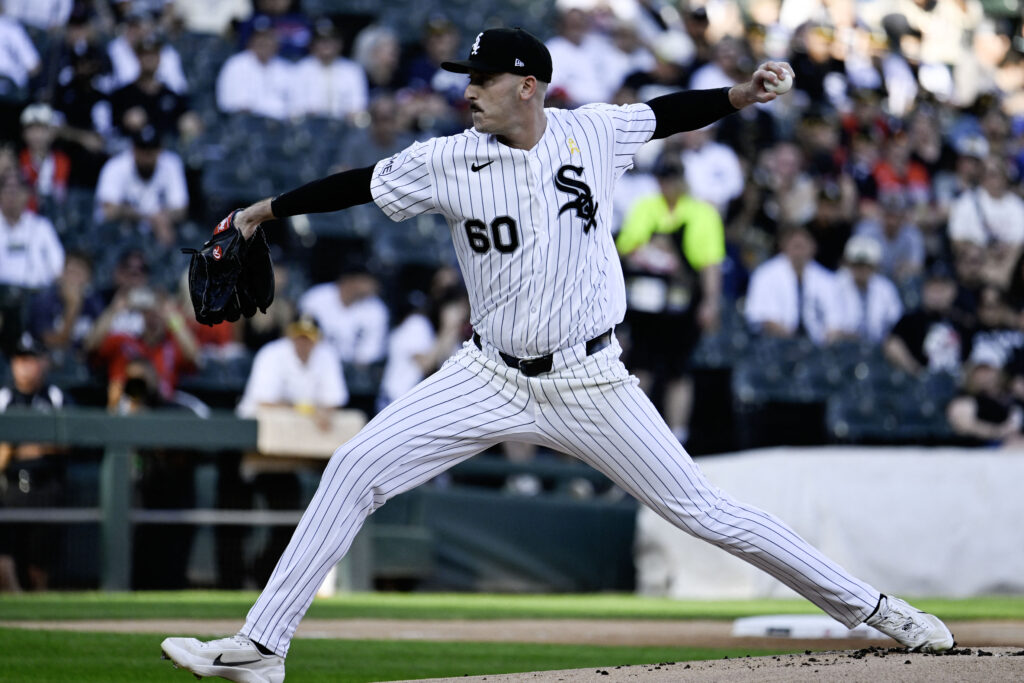 Sep 6, 2026; Chicago, Illinois, USA; Chicago White Sox pitcher Bryan Hudson (60) delivers the ball during the first inning against then Minnesota Twins at Rate Field.