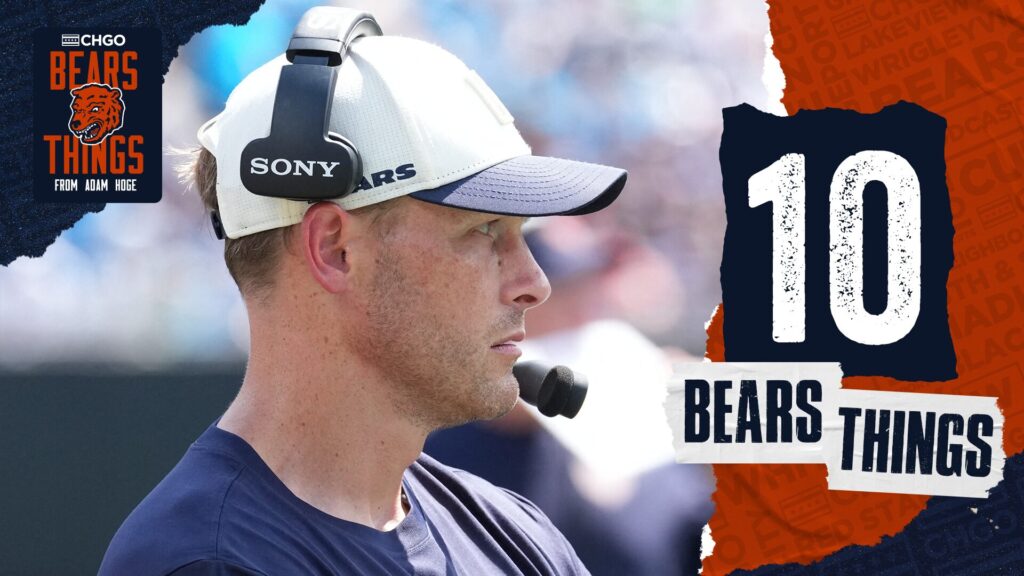 Chicago Bears head coach Ben Johnson