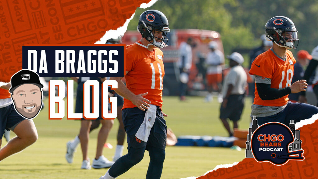 Bears QBs Case Keenum and Caleb Williams