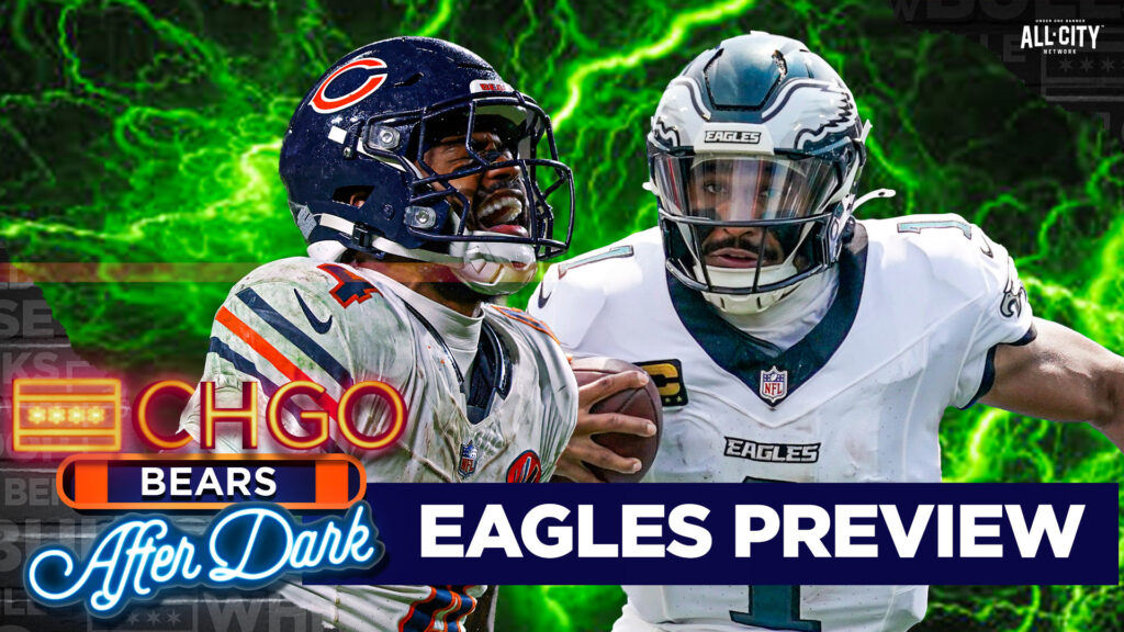 BEARS VS EAGLES PREVIEW: Tyson Bagent RETURNS to Practice Before MNF I CHGO Bears After Dark Podcast