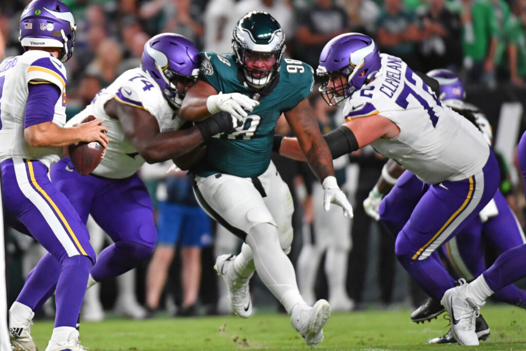Eagles insights: Jalen Carter emerging into one of NFL’s top DTs, blitz rate rising, deep look at red zone