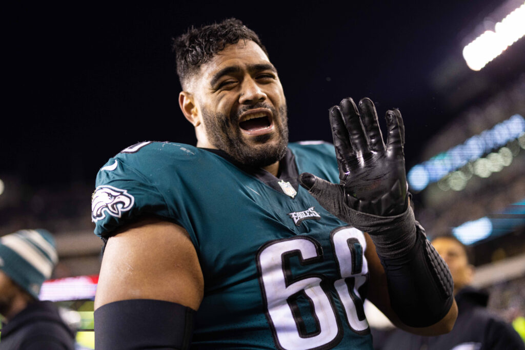 ‘Mr. President, this is my first time here!’: How Eagles’ Jordan Mailata sang at the White House