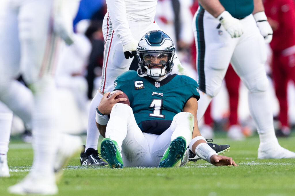 Eagles Insights: Jalen Hurts’ middle finger, preparing for blitz, Brian Johnson’s head-coaching candidacy