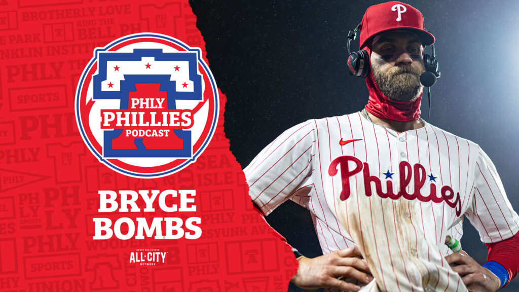 PHLY Phillies Podcast: Ski Mask Bryce Harper hits different! 3 HRs, including a grand slam in 9-4 Phillies win vs Reds