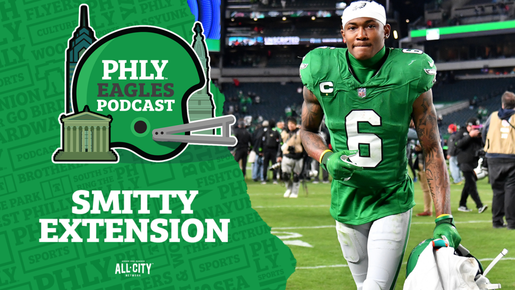 PHLY Eagles Podcast: DeVonta Smith stays a Philadelphia Eagles with four-year extension, plus NFL Draft big board talk