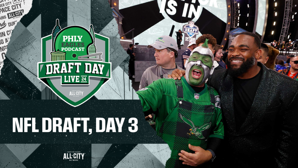 PHLY Eagles Podcast: NFL Draft, Day 3: After an all-defense start, what will Howie Roseman do on Draft Saturday?