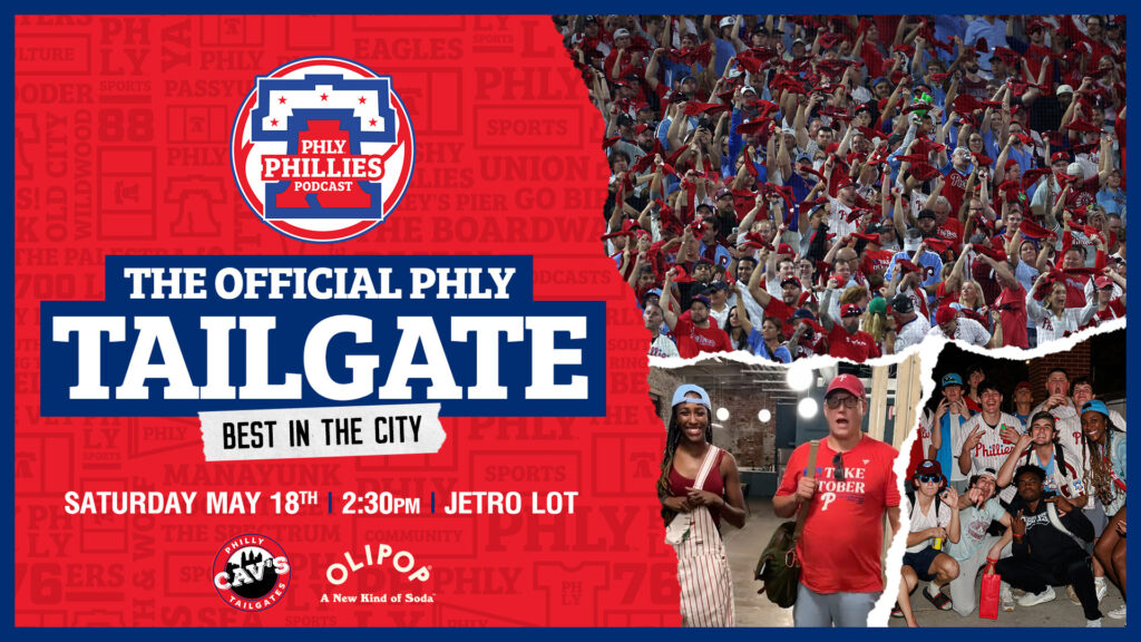 PHLY Phillies Tailgate with Cavs Catering and Olipop
