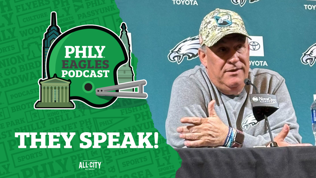 PHLY Eagles Podcast: They’re alive! Philadelphia Eagles coordinators Vic Fangio, Kellen Moore finally meet the media