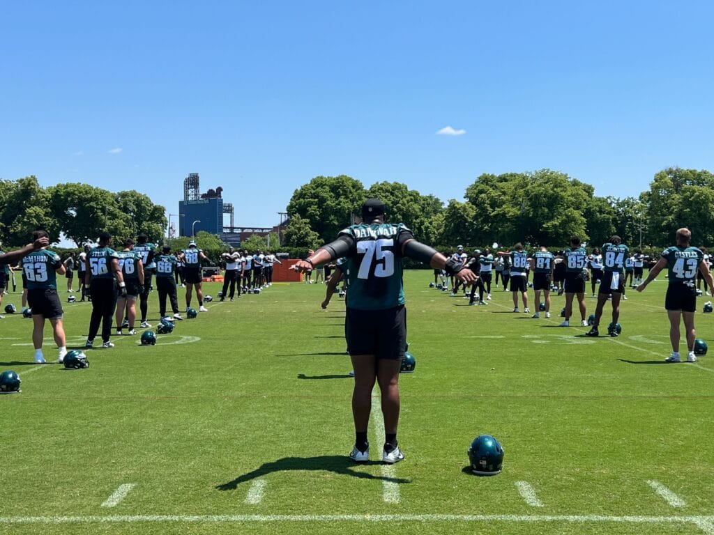 Eagles open OTA practice report: Tyler Steen, Isaiah Rodgers, Zack Baun of interest
