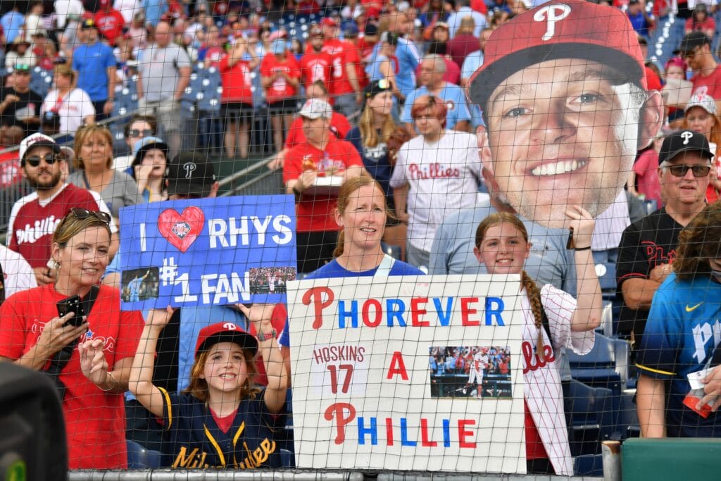 Phillies defeat Brewers, but politely allow Rhys Hoskins to hit a home run