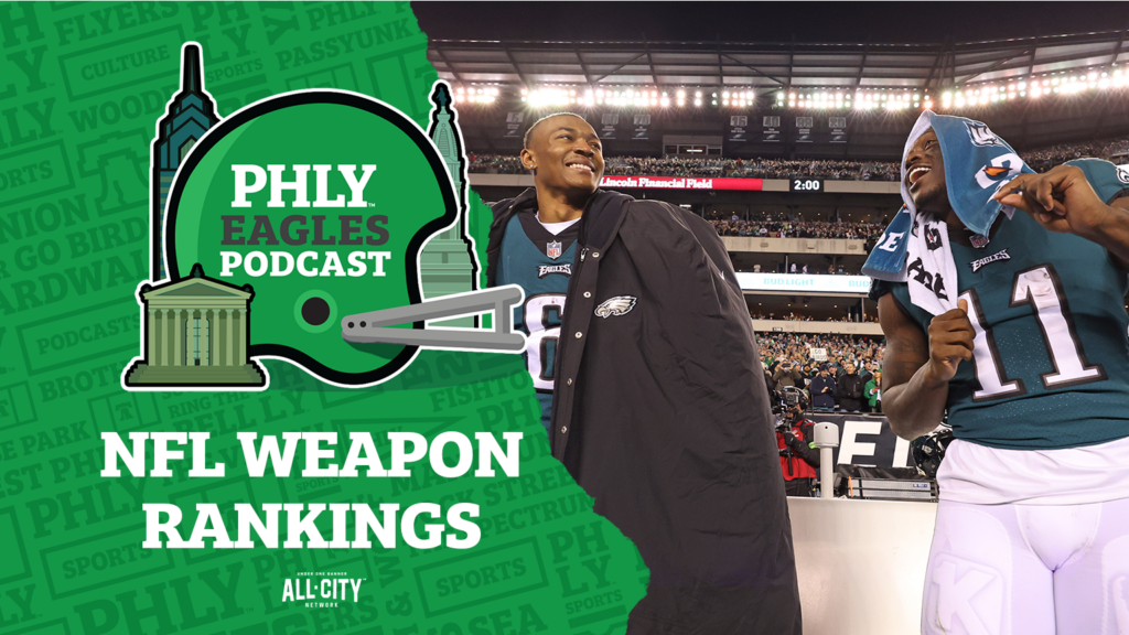 PHLY Eagles Podcast: Where do A.J. Brown, DeVonta Smith & the Philadelphia Eagles’ weapons rank among the league’s best?