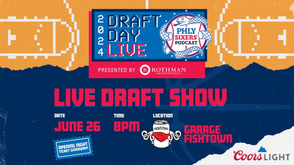PHLY Sixers NBA Draft Show LIVE at Garage North in Fishtown