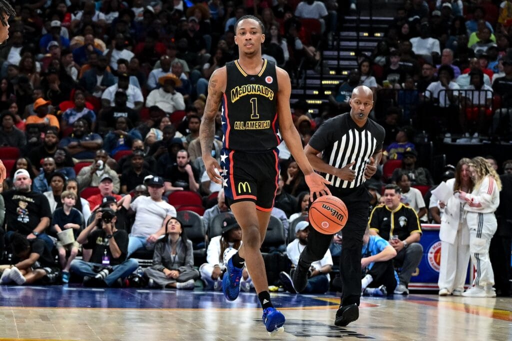 Ron Holland in the McDonald's All American Game.