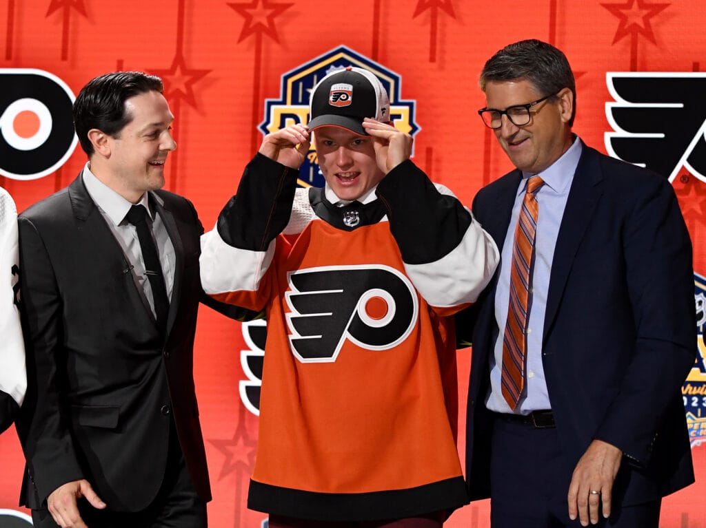 Matvei Michkov officially is a Philadelphia Flyer