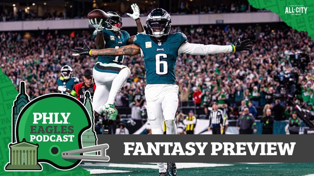 PHLY Eagles Podcast: Eagles Fantasy Football Preview: Will Jalen Hurts, Saquon Barkley, A.J. Brown, DeVonta Smith help win your league?