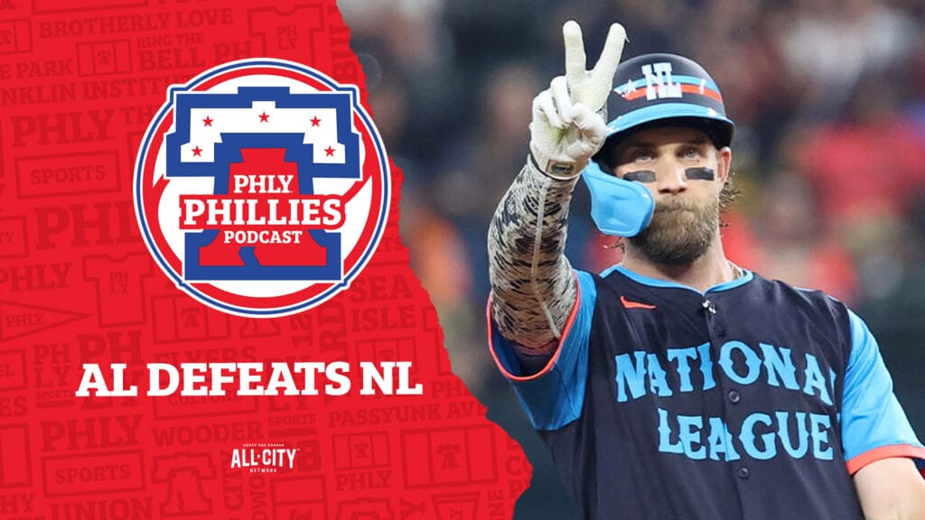 PHLY Phillies Podcast:Bryce Harper, Phillies hit the Red Carpet and MLB All Star Game in Style | Grading Starting Pitchers