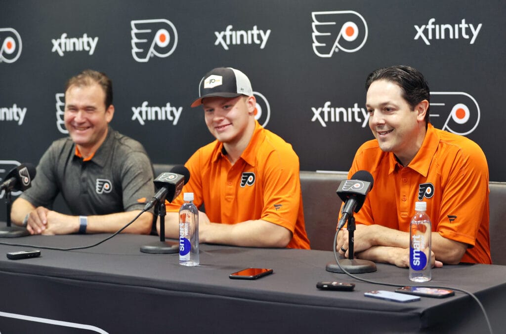 O’Connor: On Wednesday, Michkov emphasized winning and team success over himself, and that’s a great sign