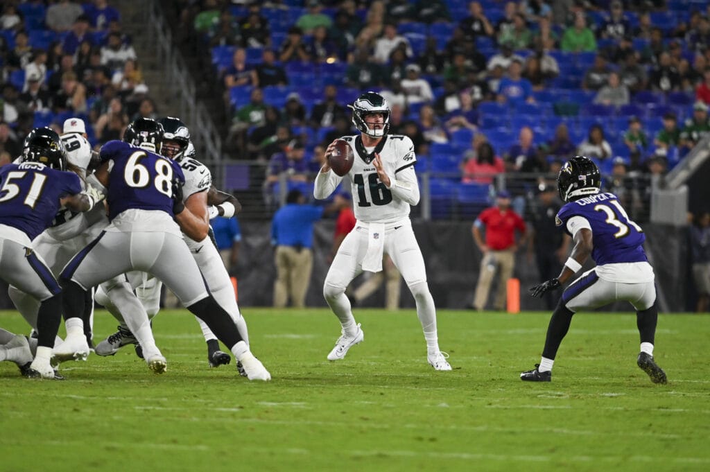 Eagles-Patriots preseason game: 12 players to watch, from Jeremiah Trotter Jr. to Tanner McKee to Darian Kinnard