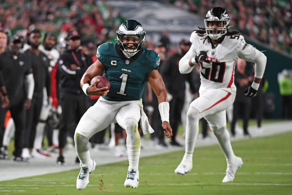 Fran’s film review: Arrow still pointing up for Jalen Hurts and the Eagles offense, despite miscues