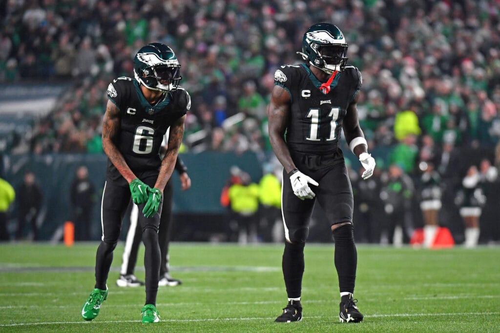 Eagles WR A.J. Brown out vs. Bucs; Parris Campbell, John Ross elevated from practice squad
