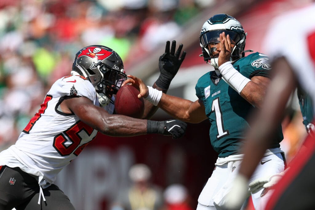 What went wrong in the Eagles’ 33-16 loss to Bucs, from unsound team to overmatched defense to Jalen Hurts’ fumble