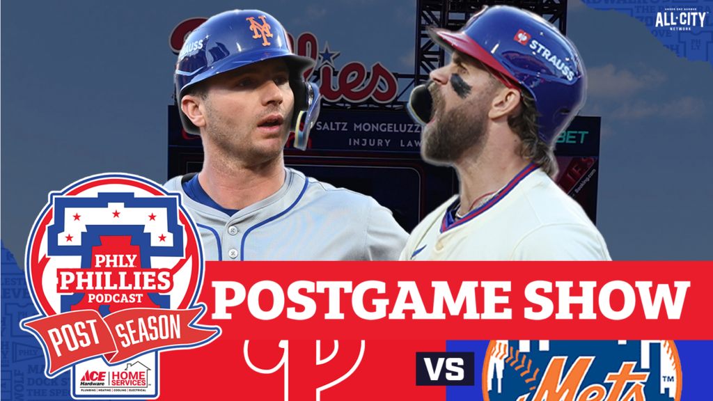 PHLY Phillies Podcast: Nick Castellanos walk off lifts Phillies over Mets 7-6 to tie NLDS 1-1