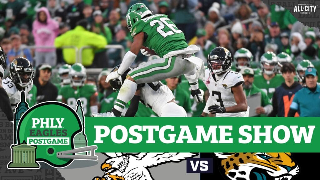 PHLY Eagles Podcast: Philadelphia Eagles-Jacksonville Jaguars Postgame Show: Saquon Barkley, DeVonta Smith star in Birds win