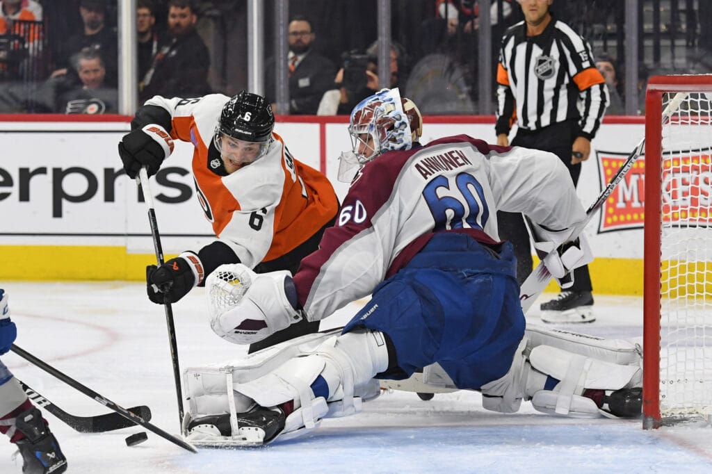 Mistakes doom Flyers as comeback comes up just short against Avalanche