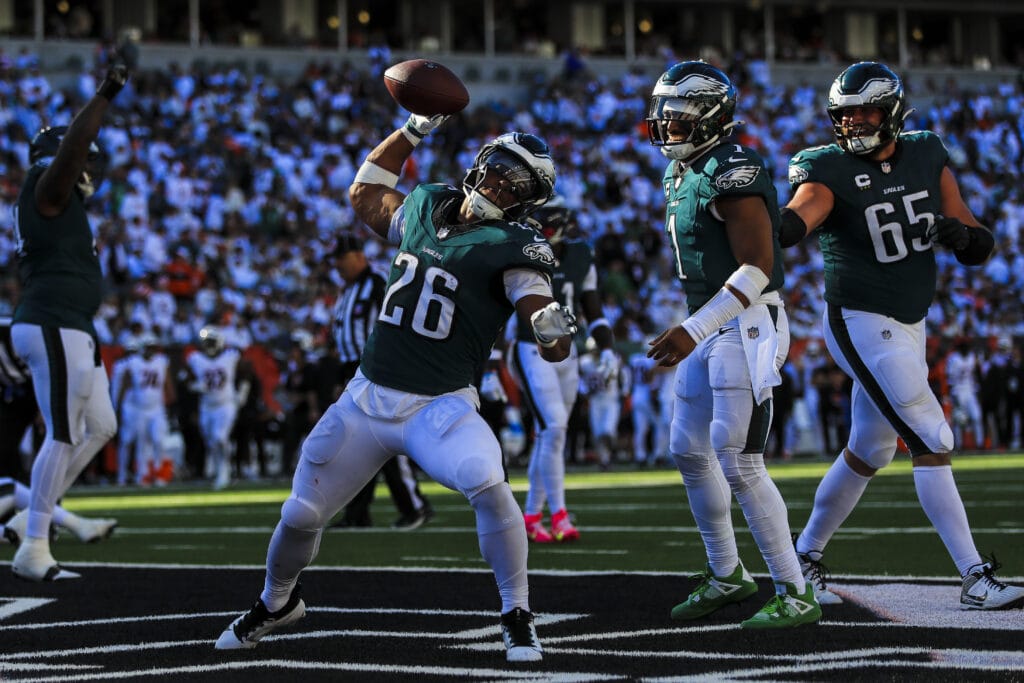How Eagles RB Saquon Barkley deals with losing touchdowns to QB sneaks: ‘If I don’t want the ‘Tush Push,’ go score’