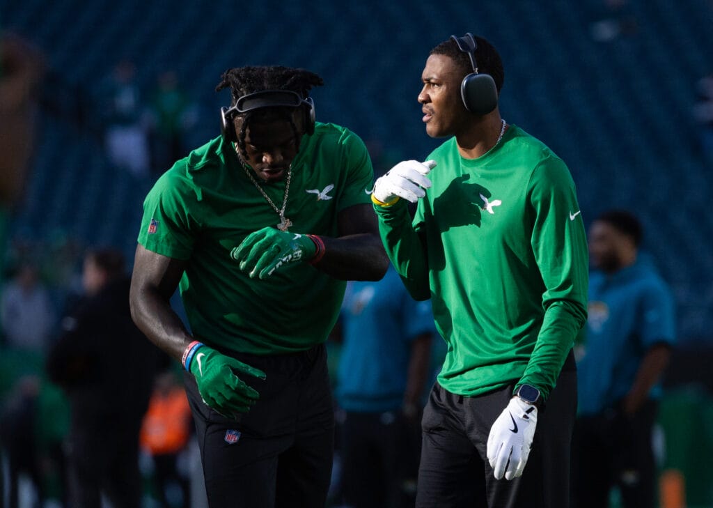 Eagles gameday notes: How the offense will look without DeVonta Smith, Britain Covey’s return as returner, prediction vs. Rams