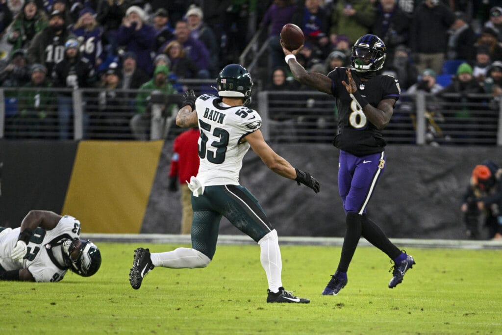 ‘They got to match our physicality’: Eagles’ win over Ravens was evidence of the identity they created
